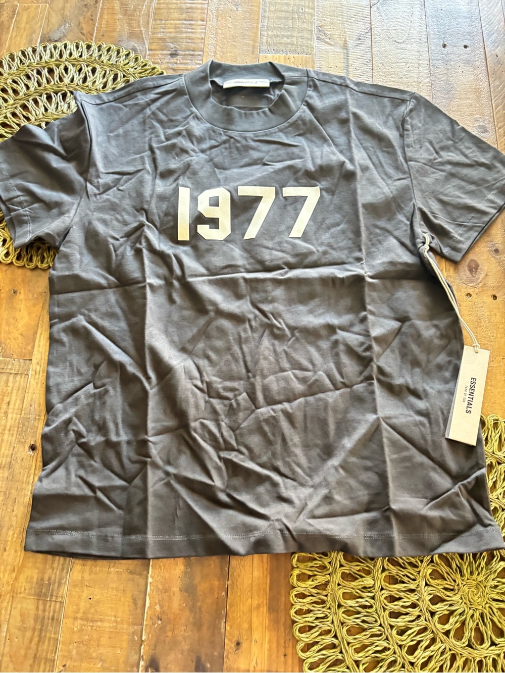 Essentials 1977 Short Sleeve Tee - Charcoal